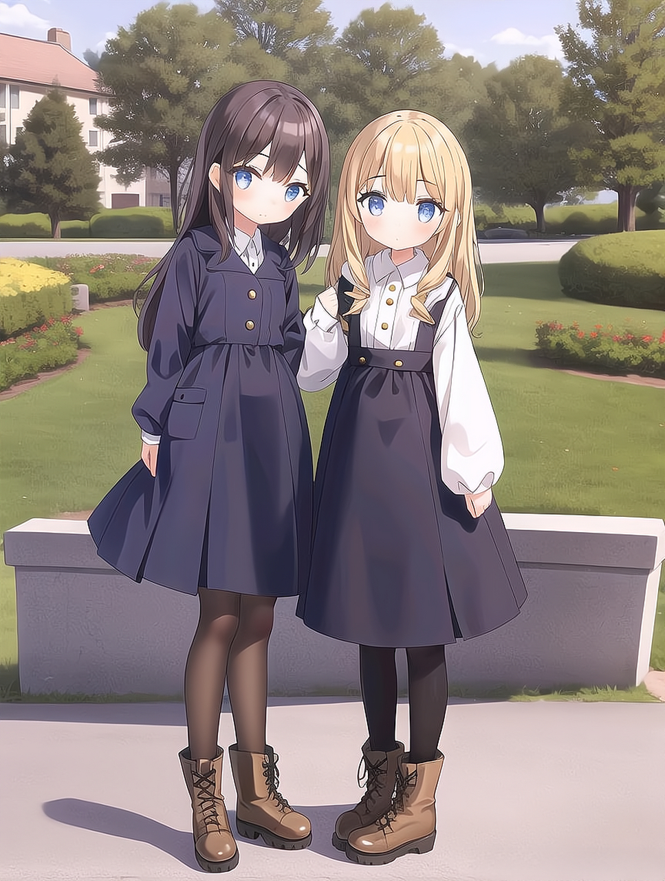 穿马丁靴的两个小可爱,选一个叭 #九月动态激励计划