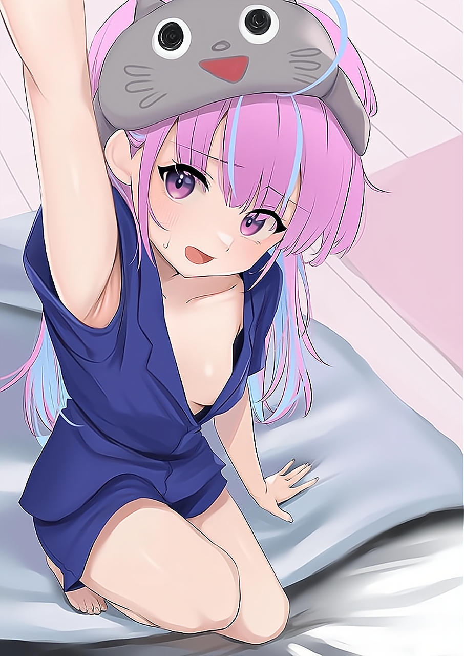 凑阿库娅刚刚睡醒 #最喜欢的二次元人物