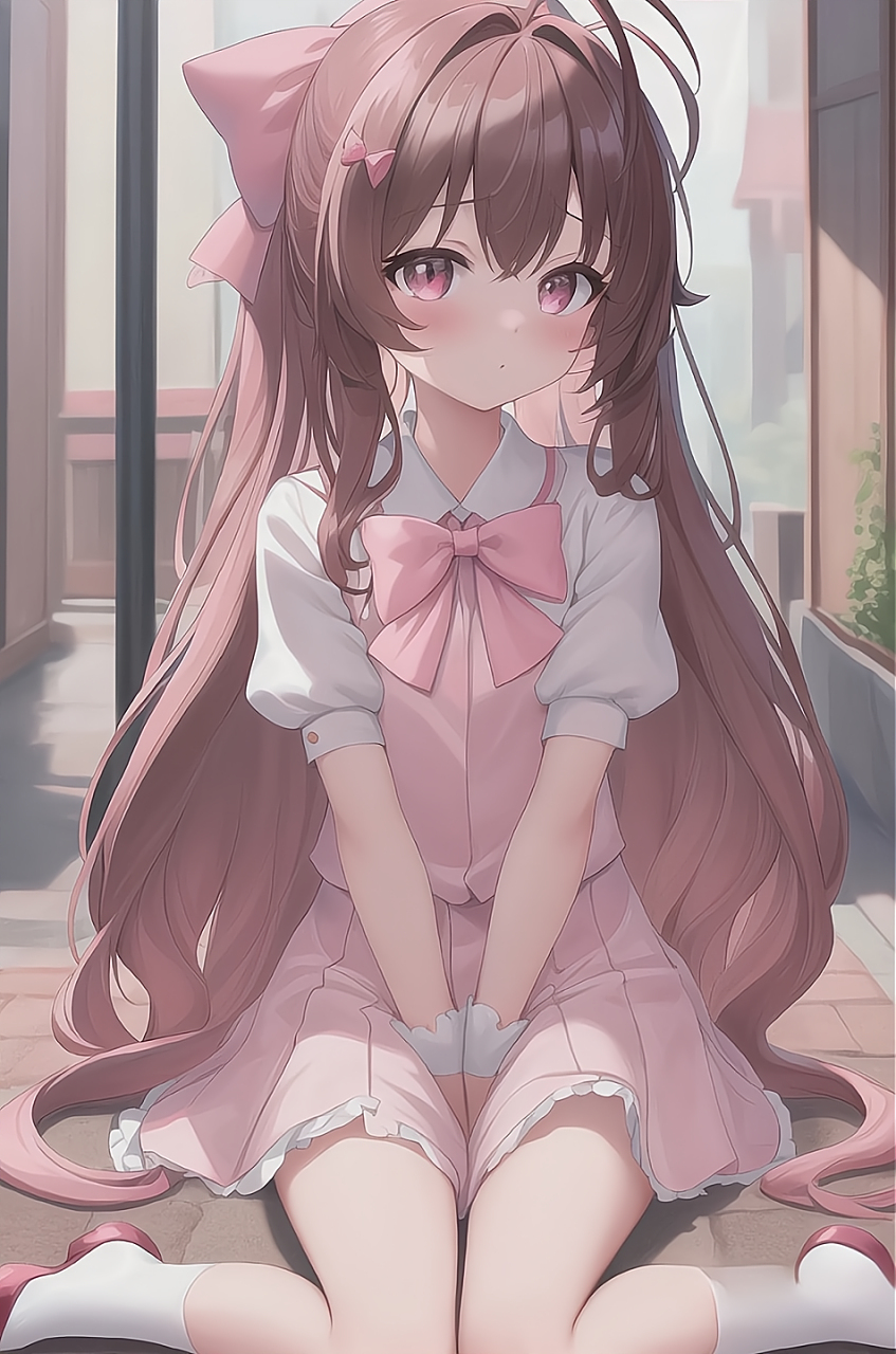 据说这个坐姿,只有女生才能办得到 #二次元美图