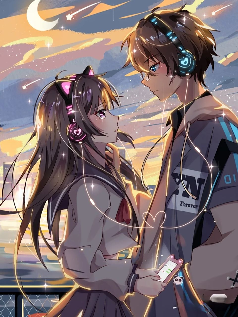 主题设计师:linebear 你们要的情侣主题壁纸来喽!