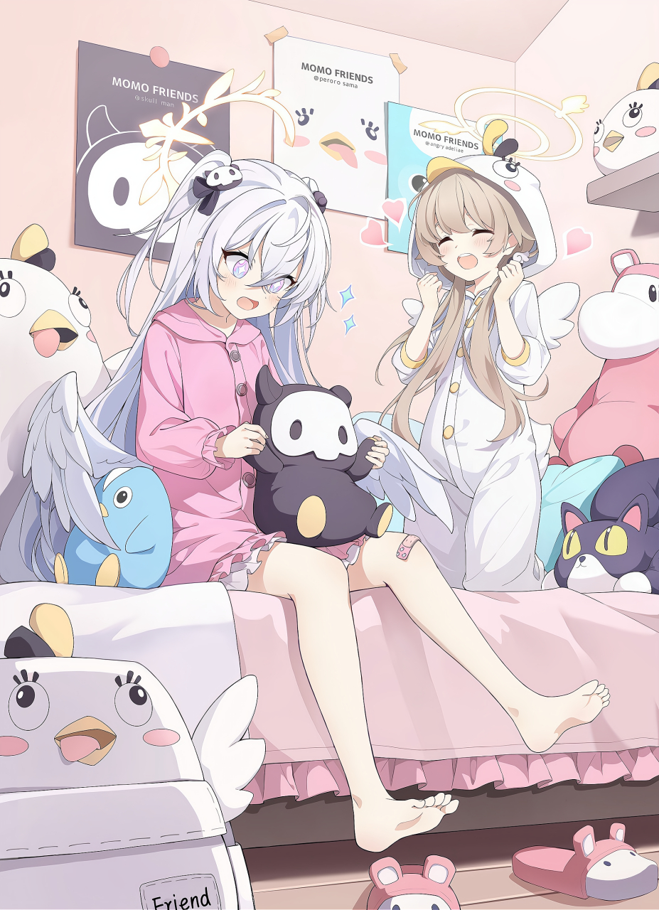 画师:yozikyung 小梓和日富美的睡衣派对[期待]#最喜欢的二次元人物