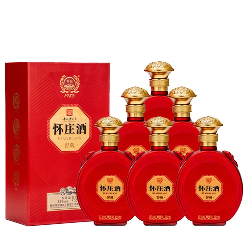 怀庄酒窖藏 整箱装怀庄酒窖藏 500ml*6瓶装 53° 酱香型 #小程序://咏