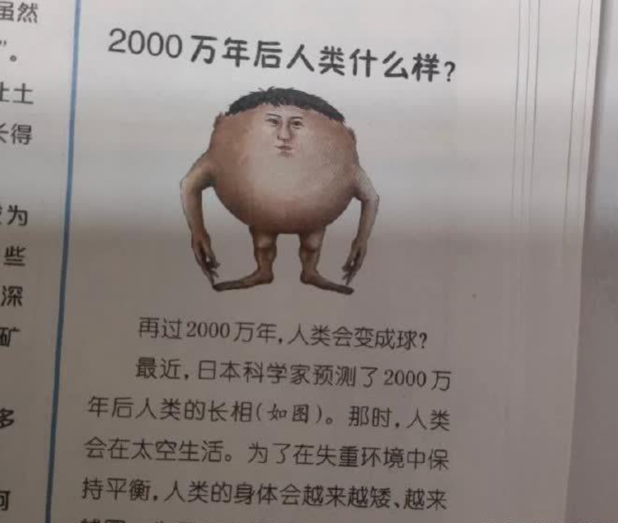 2000万年后