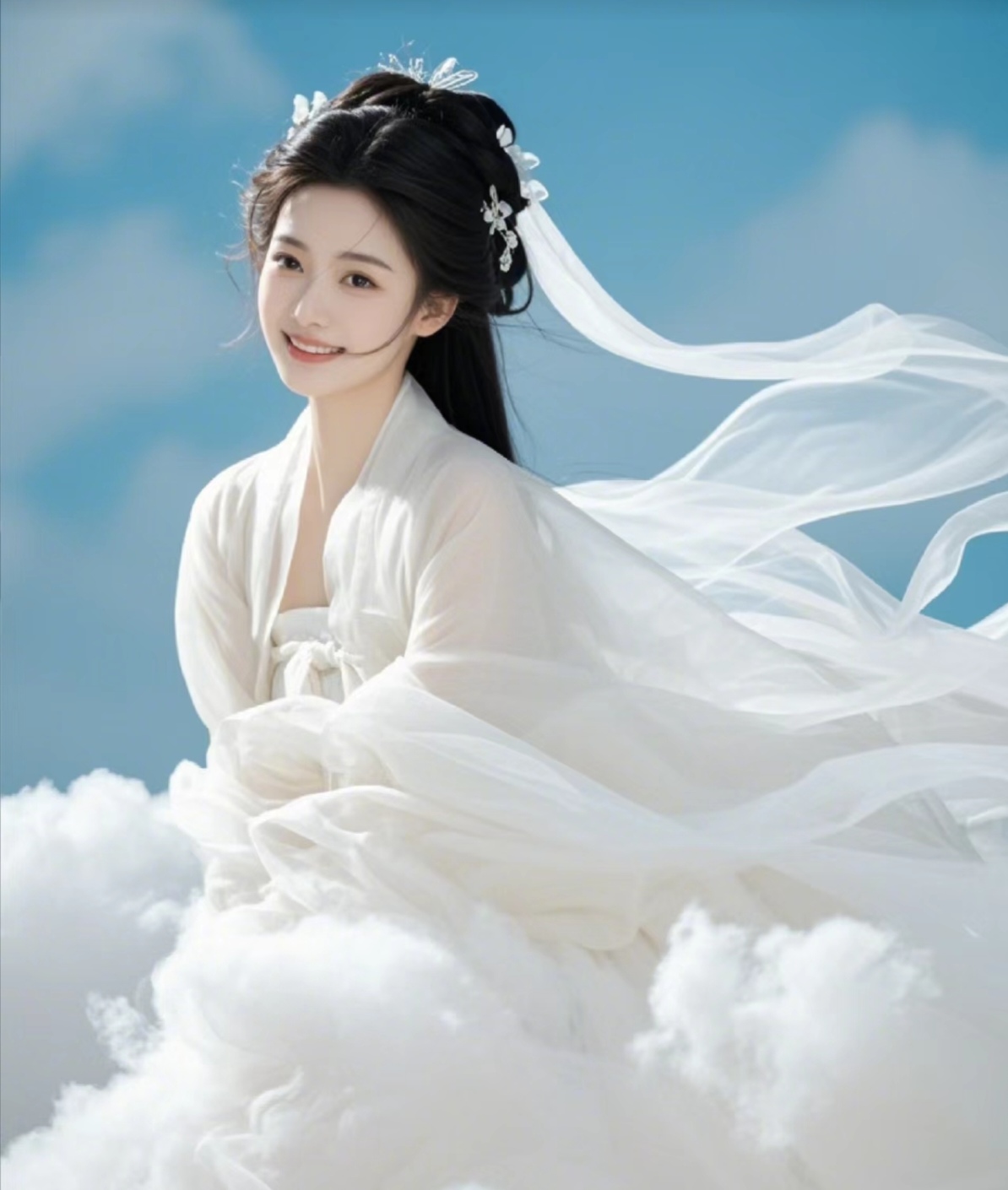 云端仙女,翩若惊鸿,宛若游龙,美得让人窒息