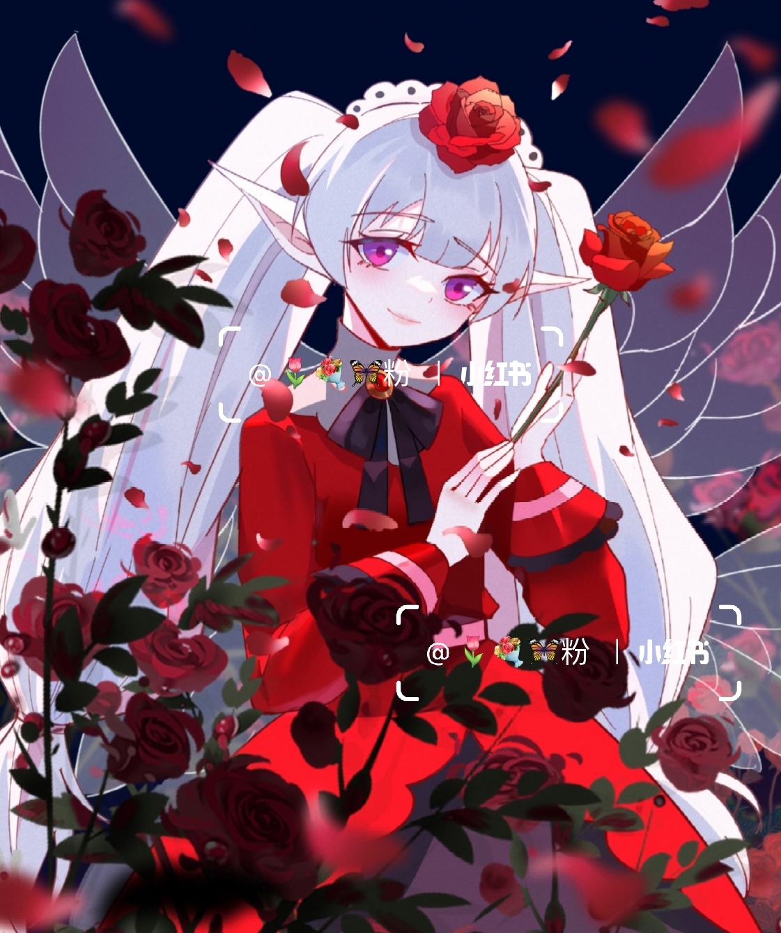 小花仙红玫瑰花精灵王一一安娜托丽亚