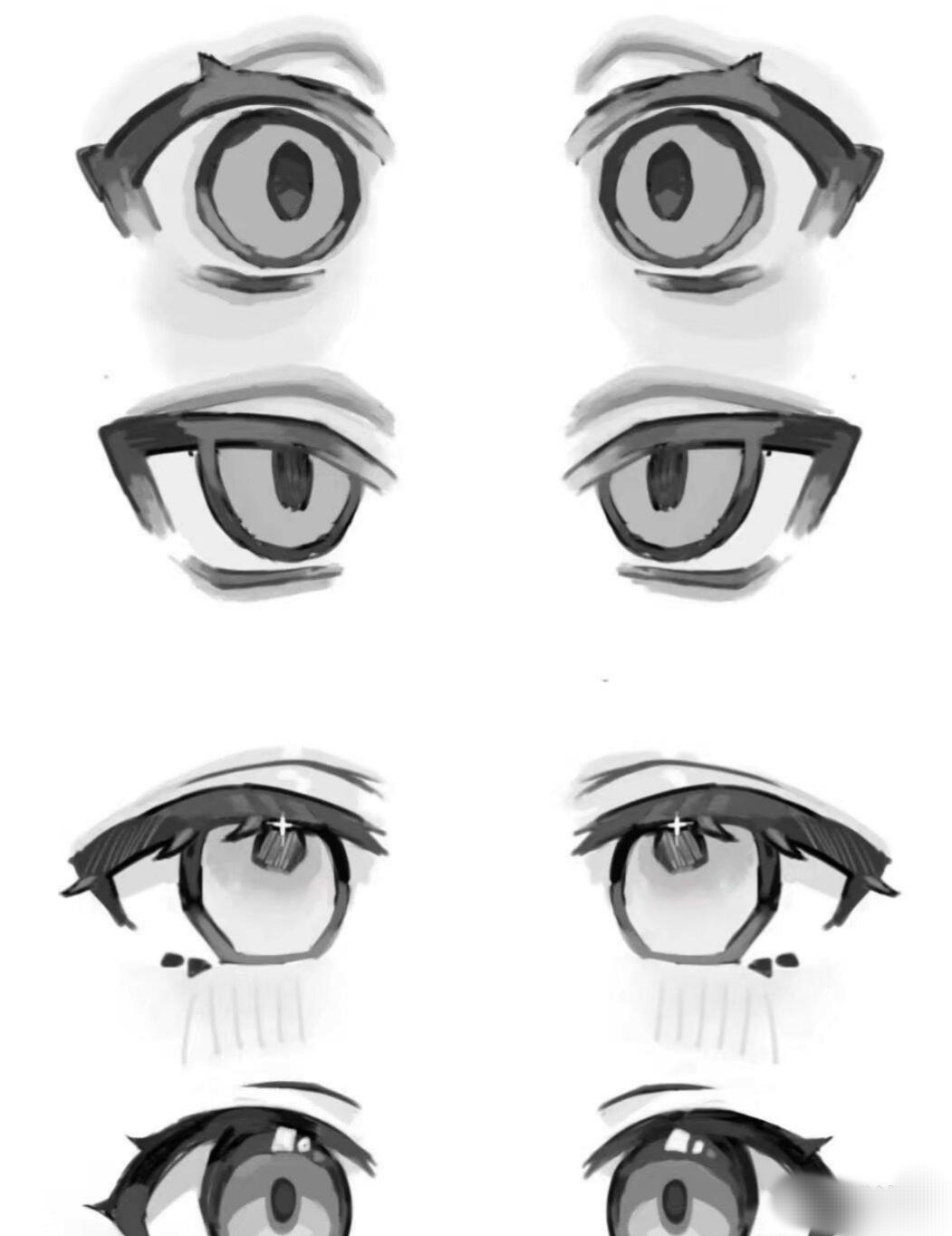 omg ,这些眼睛画得太传神了!