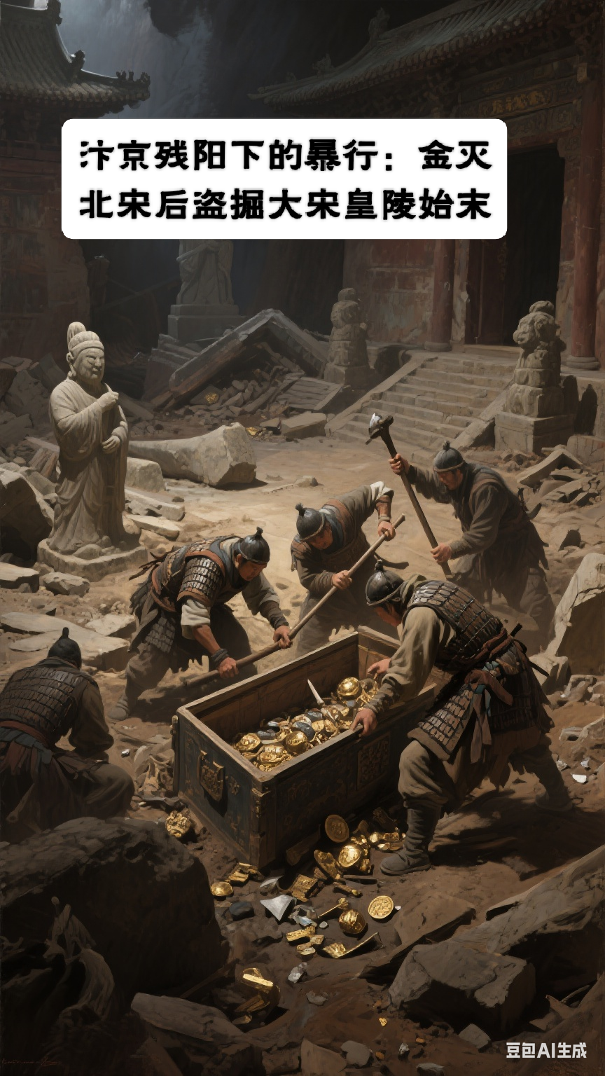 汴京残阳下的暴行:金灭北宋后盗掘大宋皇陵始末