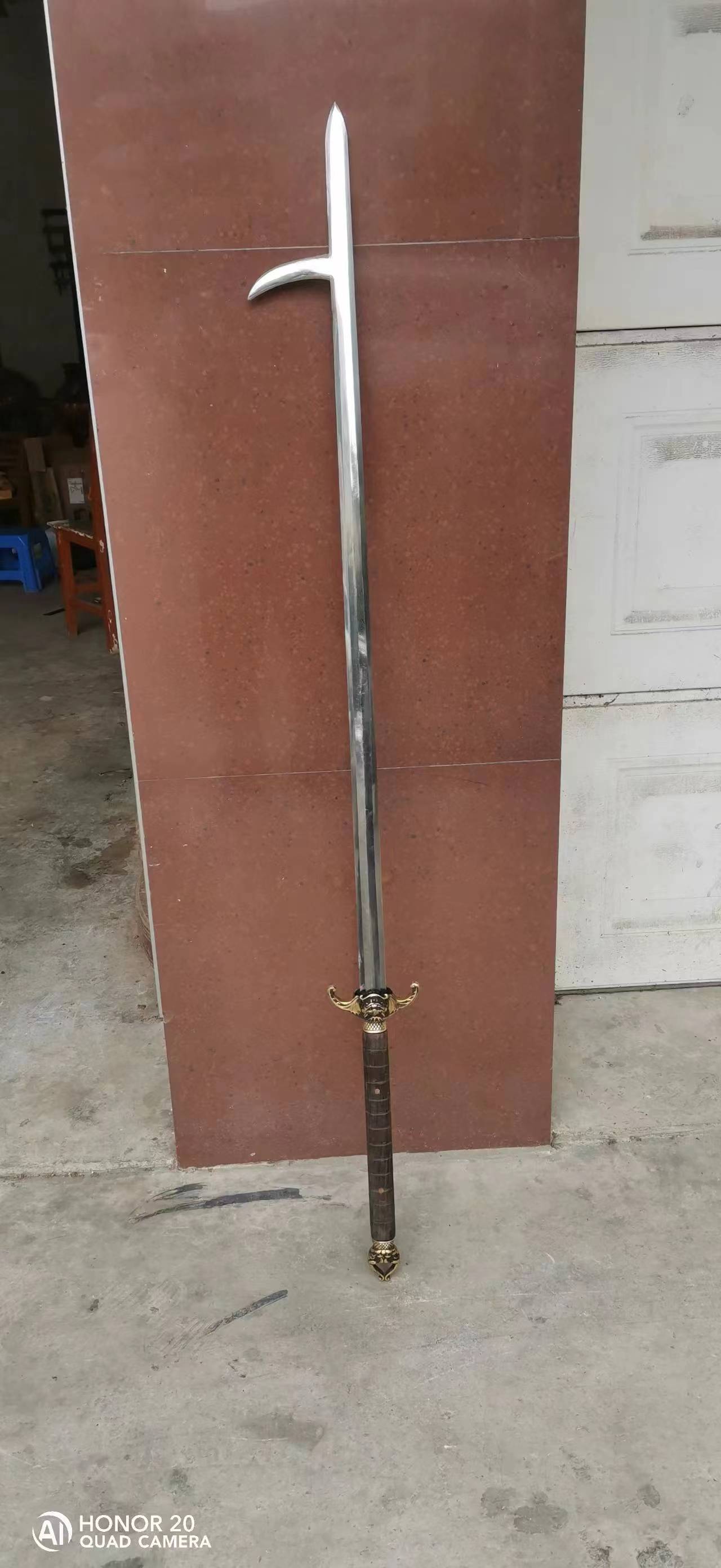 加长版双手钩镰剑,这个月牙钩厉害,七种武器之离别钩.