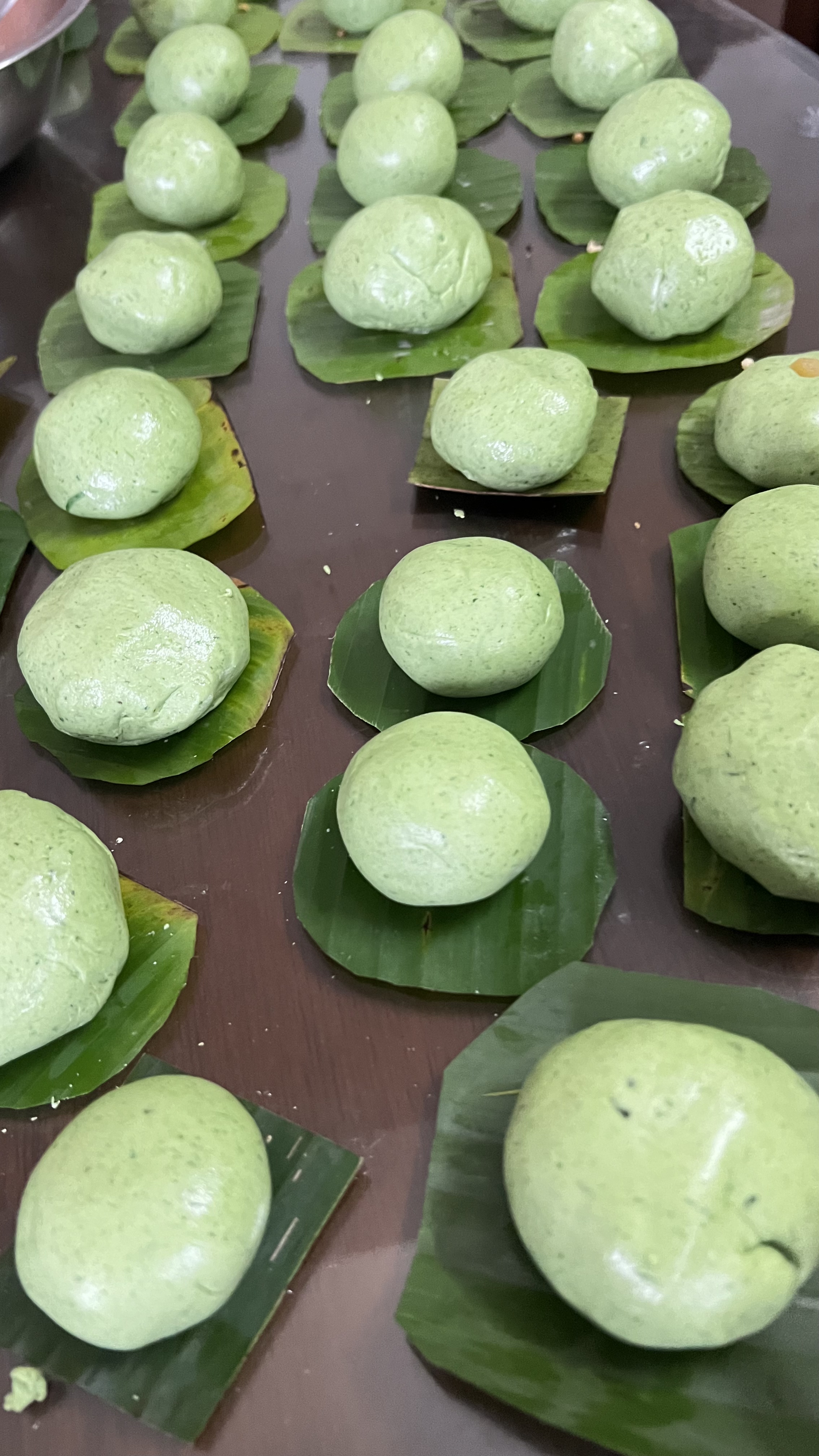 广西玉林美食——艾叶糍粑  玉林驴友们今天相约爬山,不仅锻炼了身体