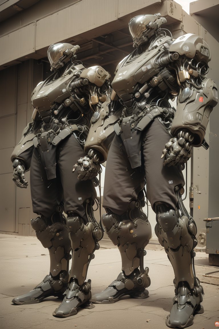 当机甲穿上时尚款,未来的人形机器人将是一道城市风景线