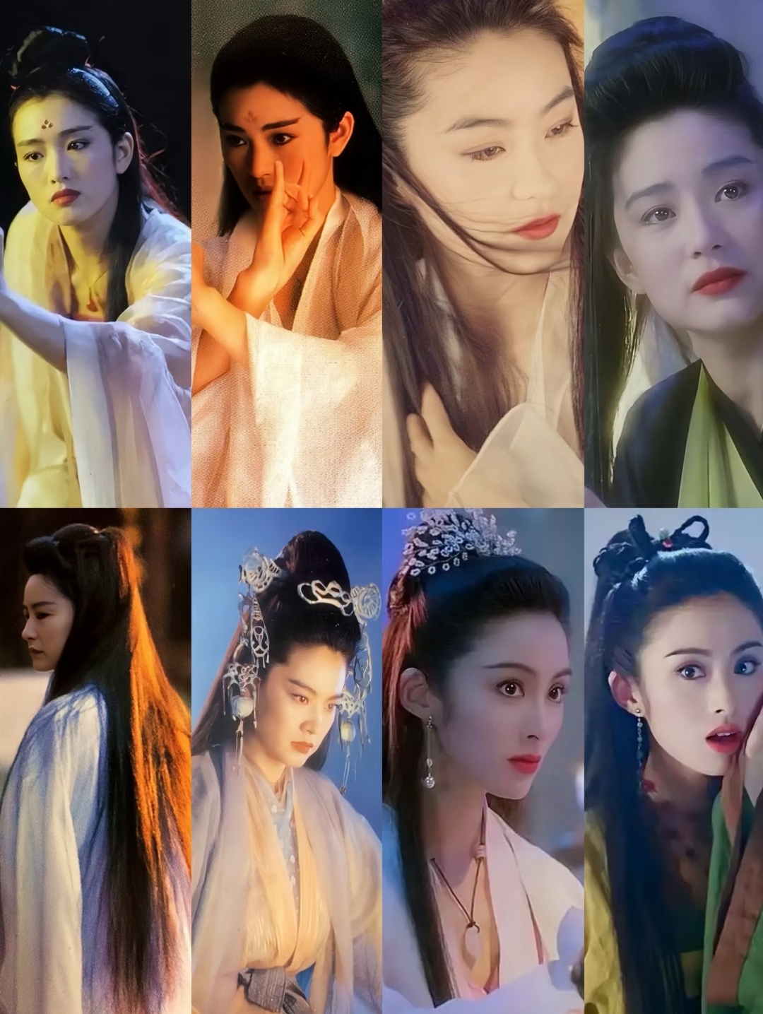 "穿越时空的美,巩俐,林青霞,张敏的绝代风华,每一帧都是经典重现