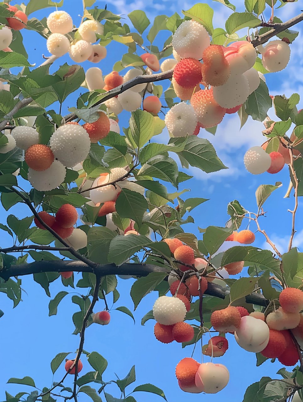 一枝梨花压海棠图片