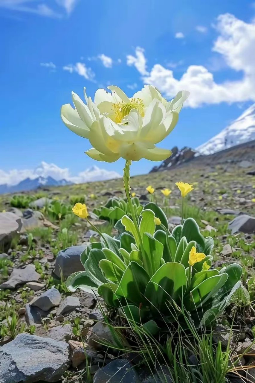 天山雪莲花