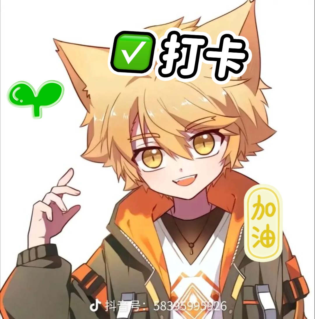 今天打卡第一天