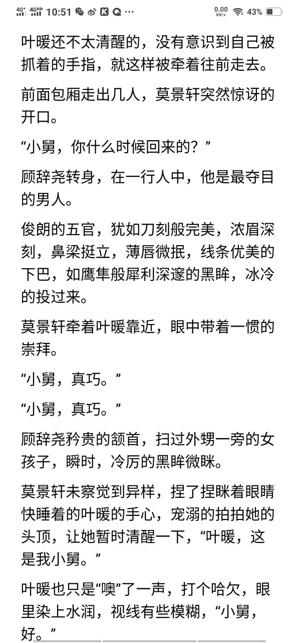抖音火爆推荐小说主角叶暖顾辞尧莫景轩长篇小说全文大结局 叶暖顾辞