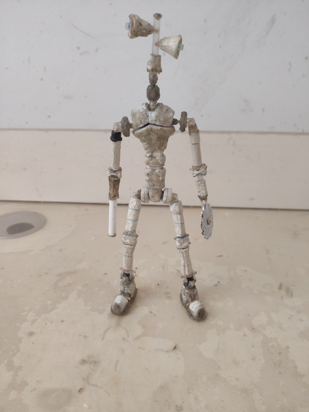 手工可动警笛头