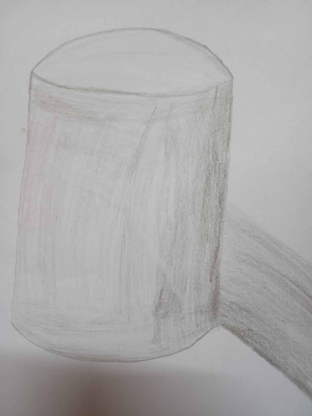 素描小白又来练手了,圆柱体也来挑战一下