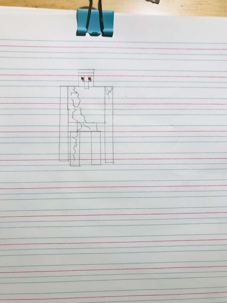 mc中的铁傀儡简笔画