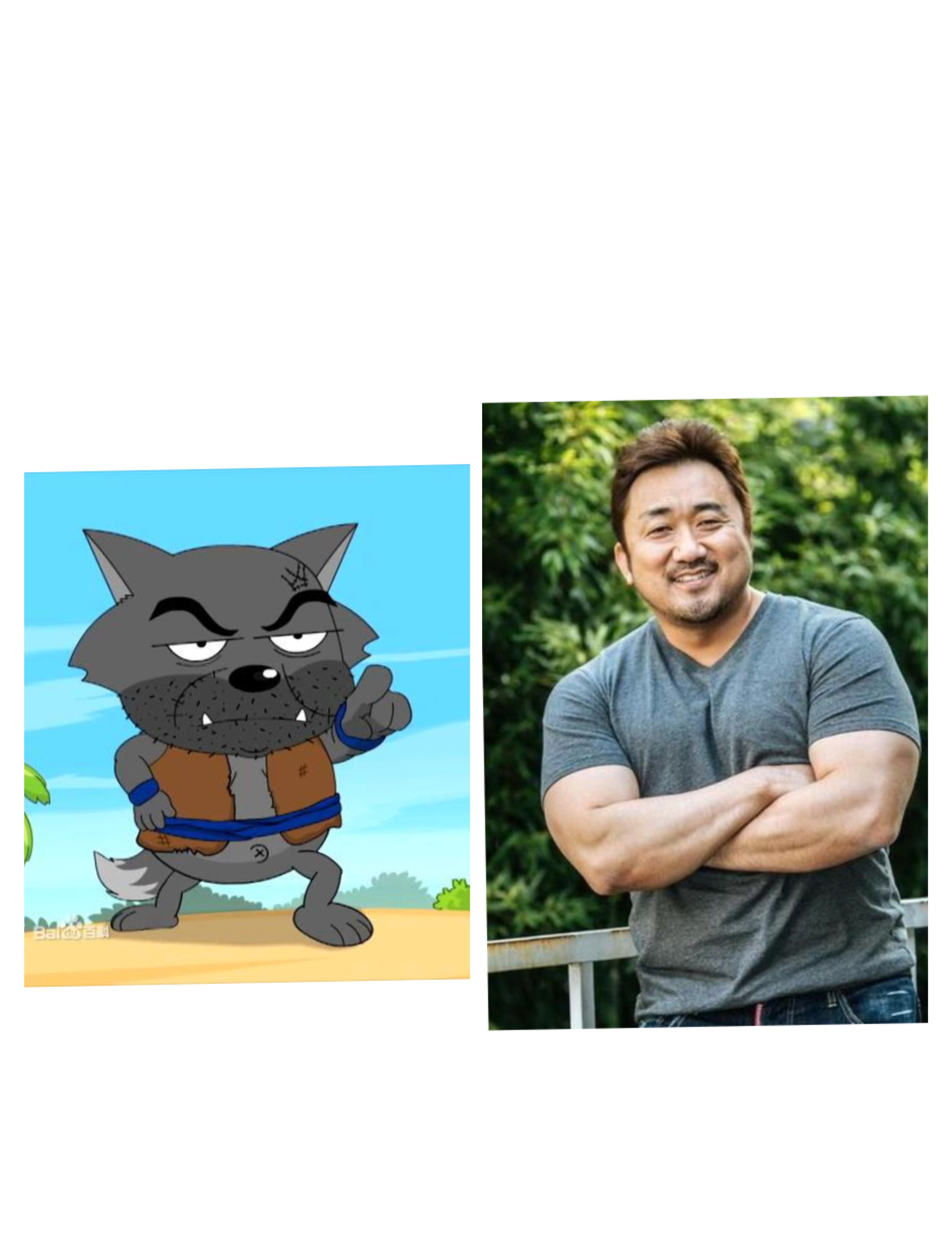 刘智扬,金甲战士李佳航,包括马东锡和灰太狼的二叔,简直一模一样,撞脸