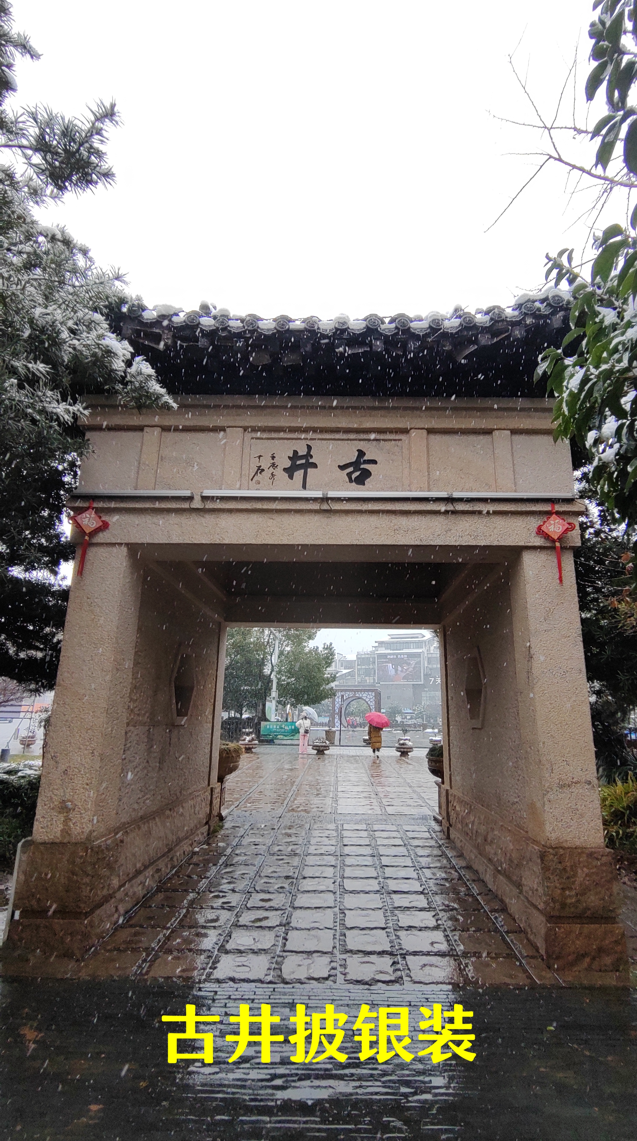 今天大雪光顾了江西宜春温汤镇,纷纷扬扬的雪花飘飘洒洒了一天,大地