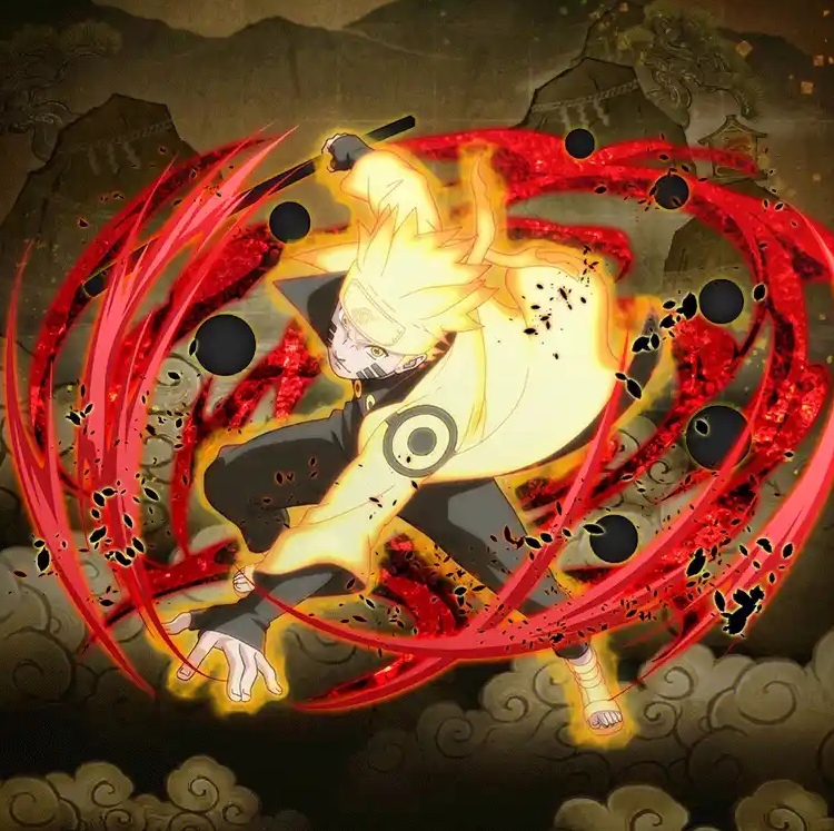 六道仙人模式下的鸣人帅帅帅