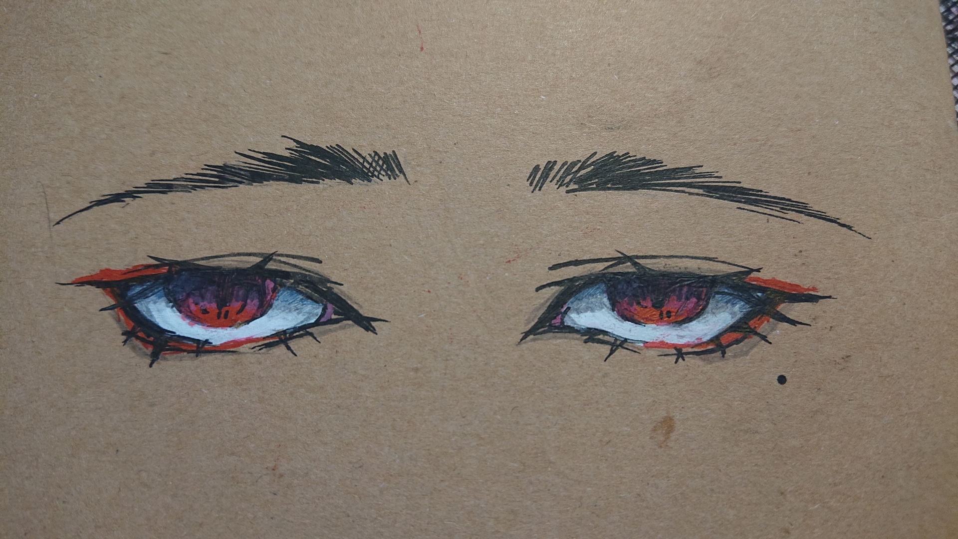 乱画的眼睛(好厌世)