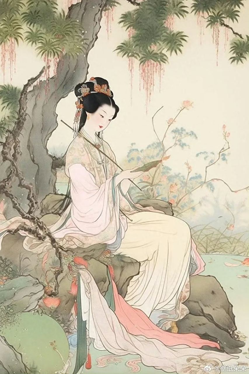 古风插画宋代美人