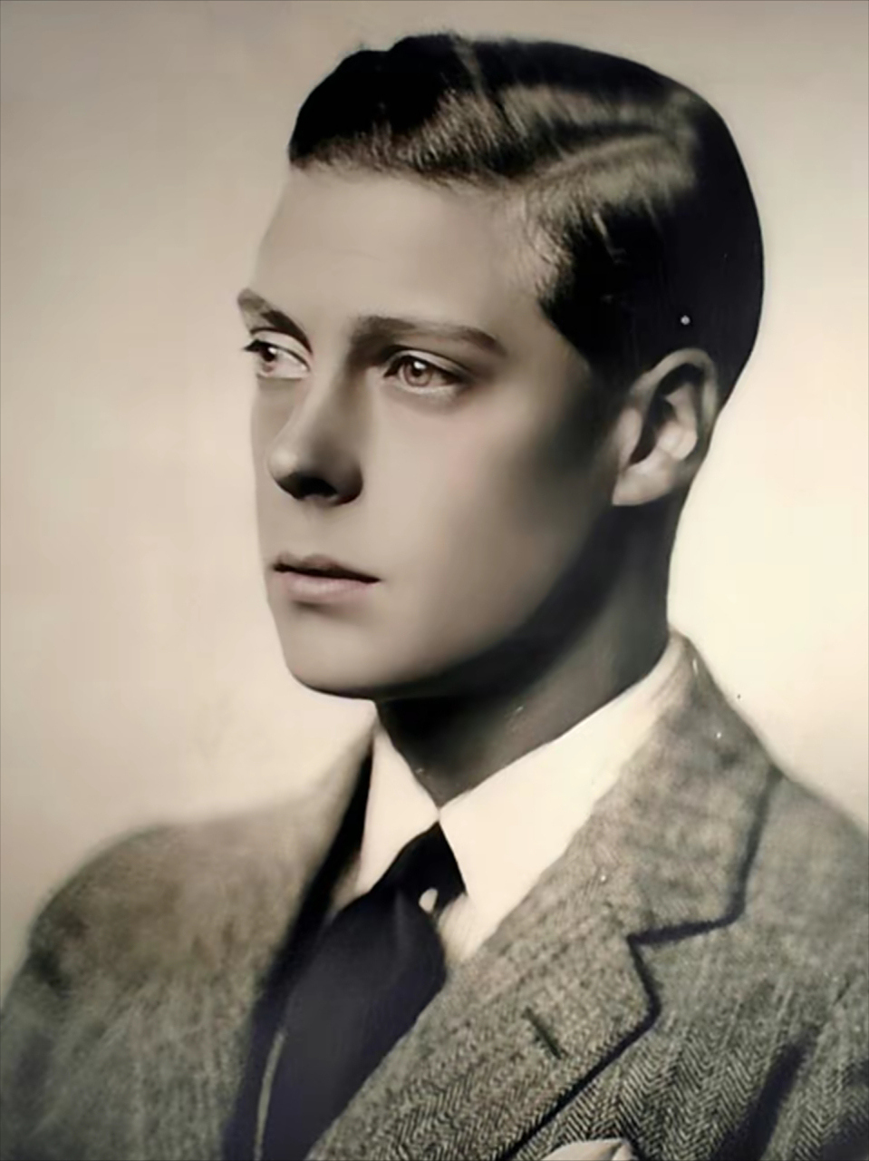 修补记忆碎片#爱德华八世年轻时的颜值非常的高,丝毫不逊色于菲利普