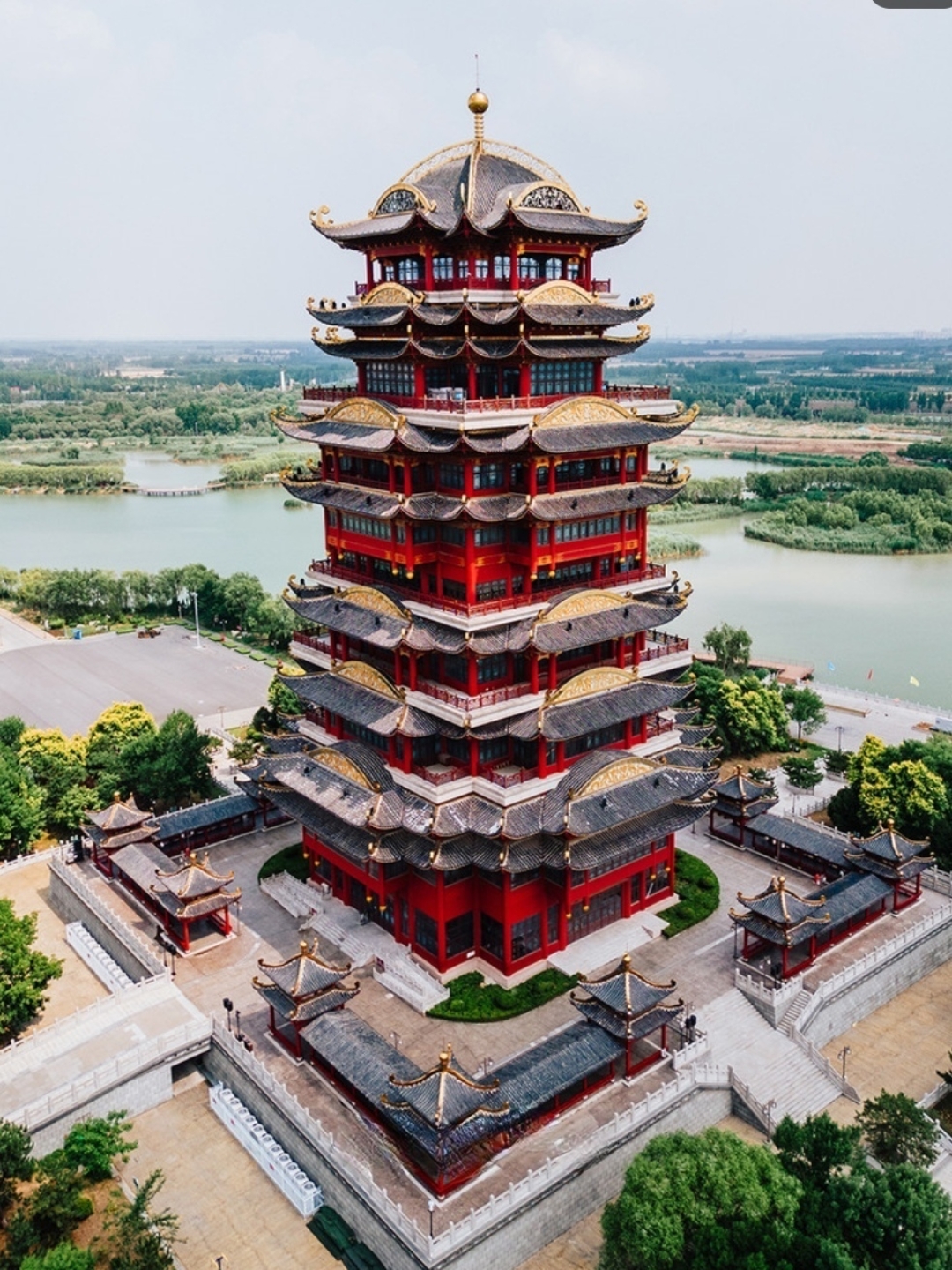 《黄河楼》滨州黄河楼,这座被誉为"黄河