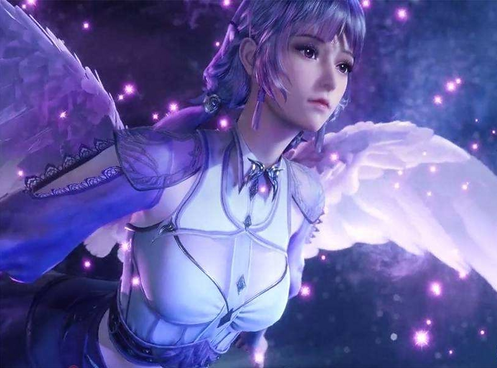 《斗罗大陆》白沉香释放武魂的时候好美啊,难怪马红俊会一见钟情呢.