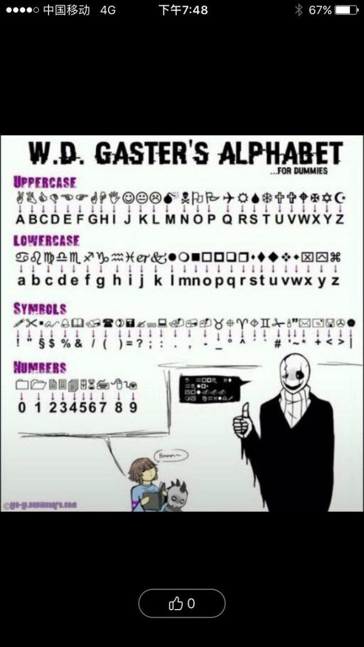 gaster手语图片