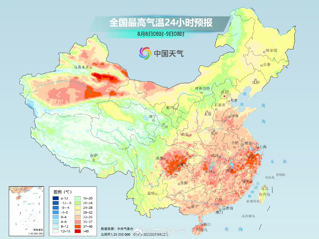 为什么南方比北方热
