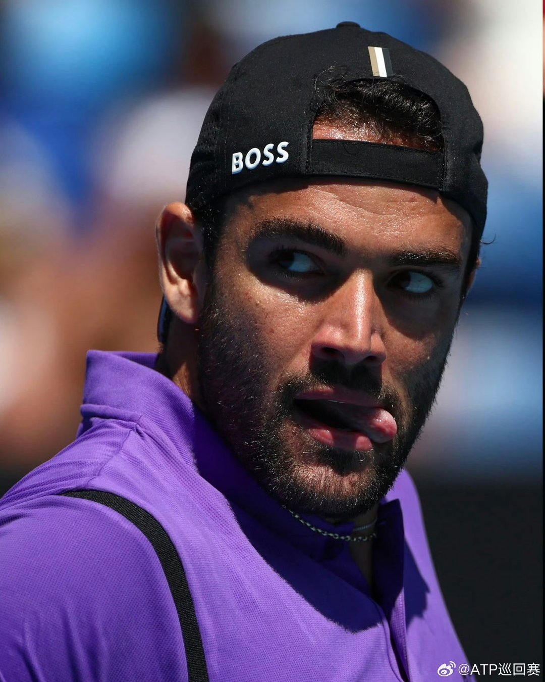 首轮焦点战,意大利名将贝雷蒂尼在首盘告负后,以6