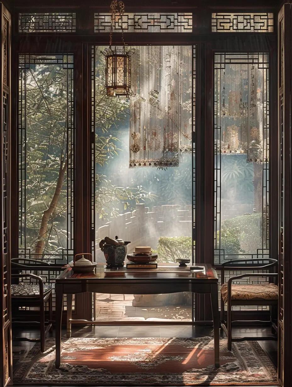 房间古色古香看过之后内心极度舒适!真是太棒了!