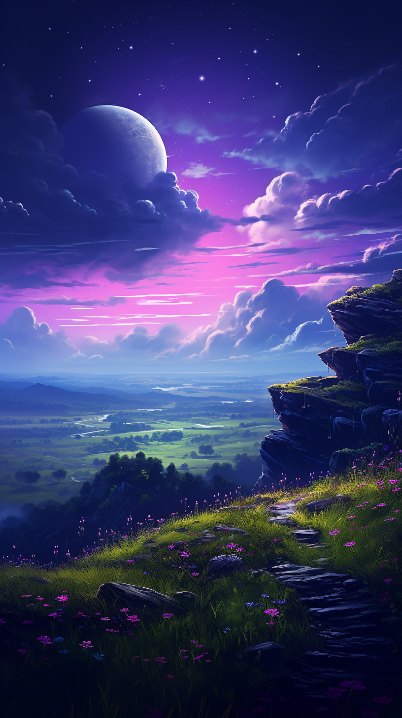 月夜下的绿色奇迹,太漂亮了