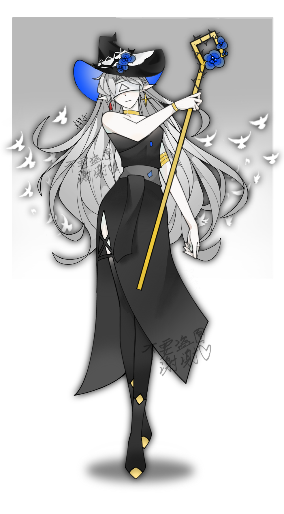 指绘和手绘的不同画风,千变万化的画风