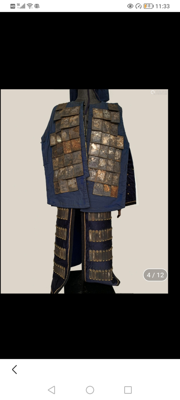 清代八旗盔甲!品像非常好.#古玩收藏