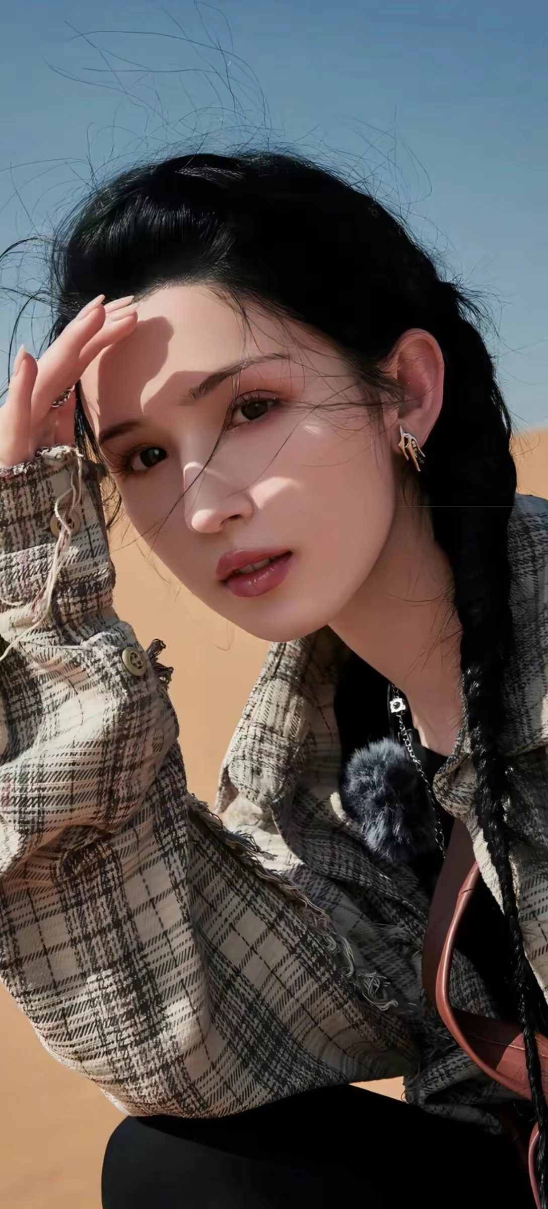哈尼克孜美图分享,五官精致,优雅美丽