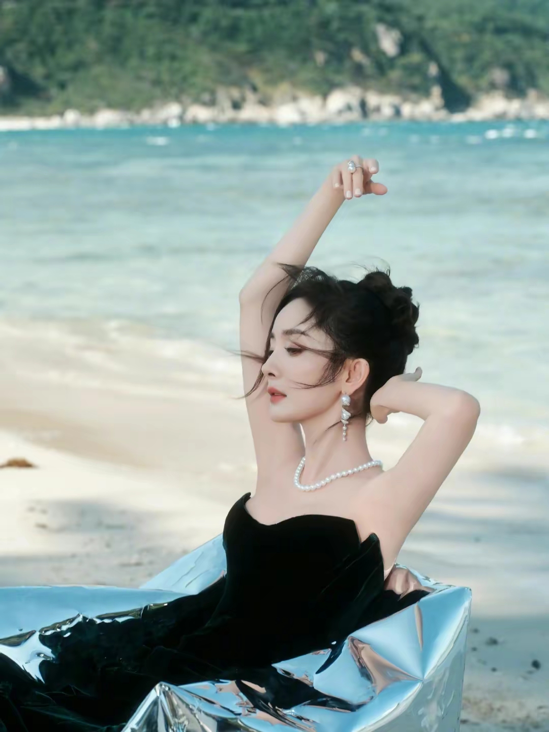 杨幂海边写真