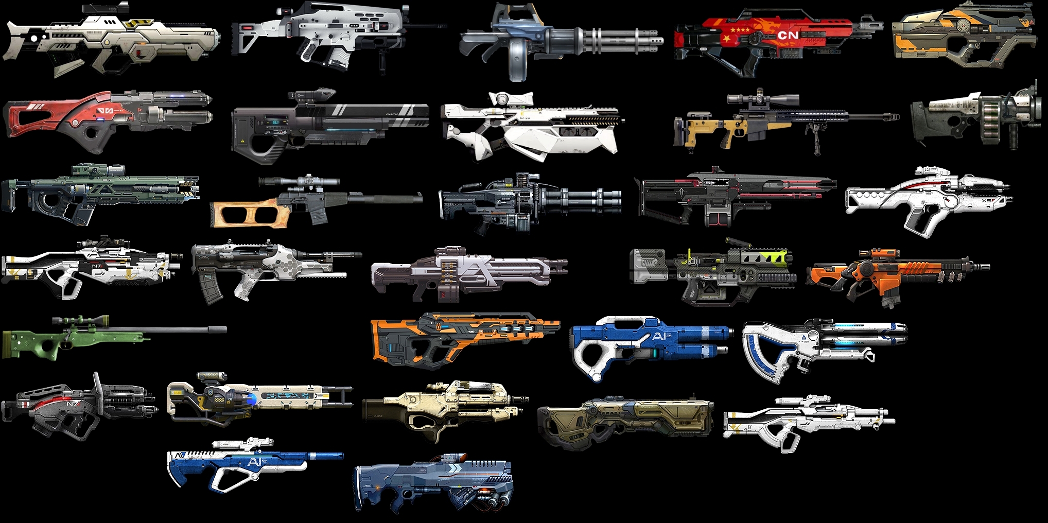 枪火工厂所有枪都在这里(来自解压枪火工厂的安装包)