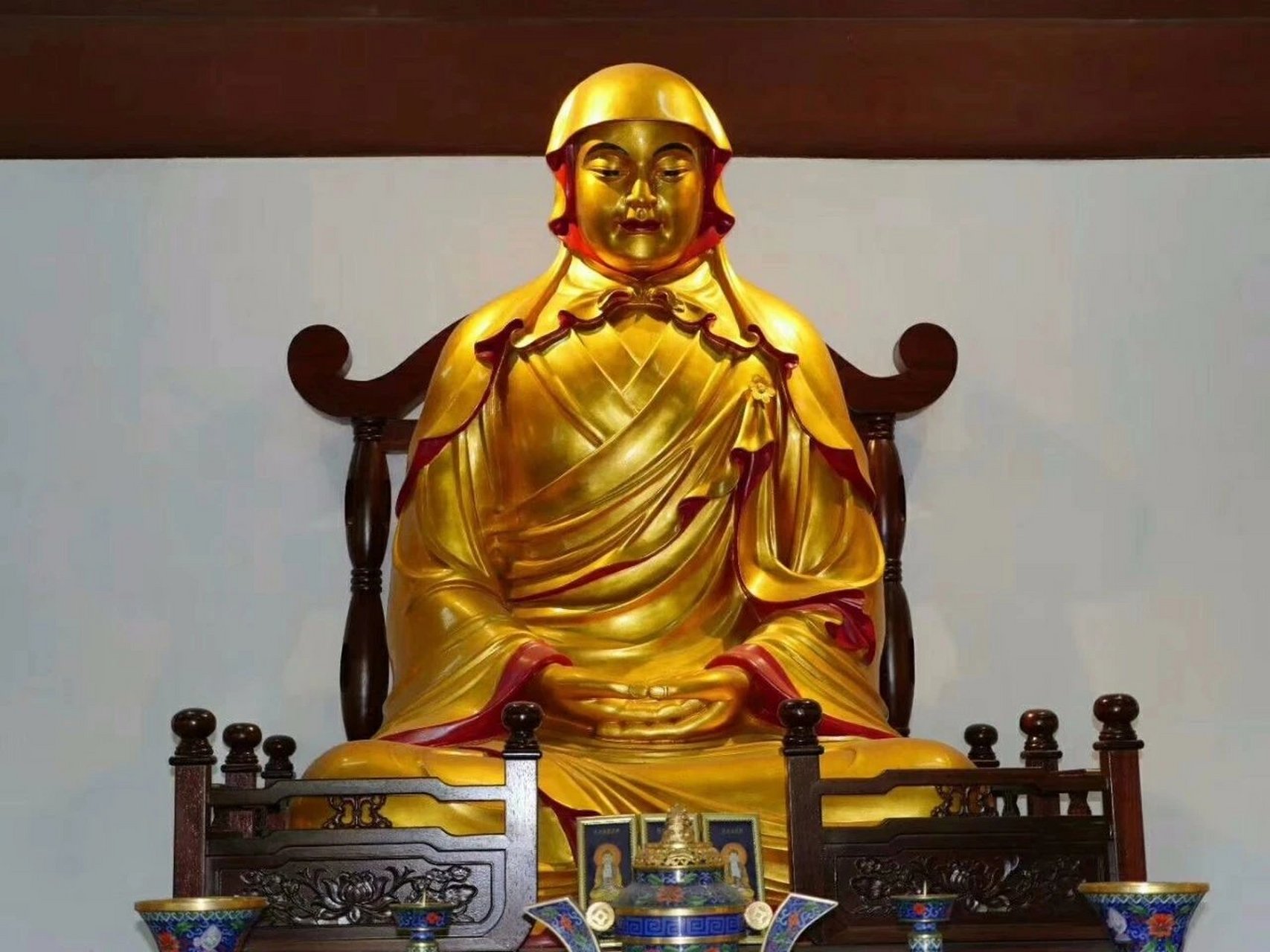 智者大师的肉身像,已公布.