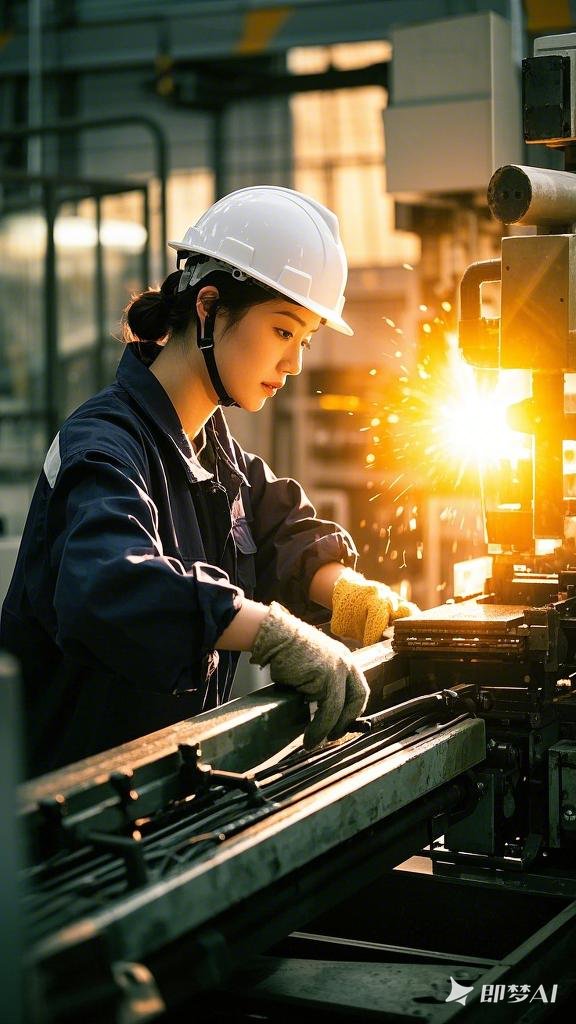 我们的盛会致敬独特的她#在机器的轰鸣中,你们是灵