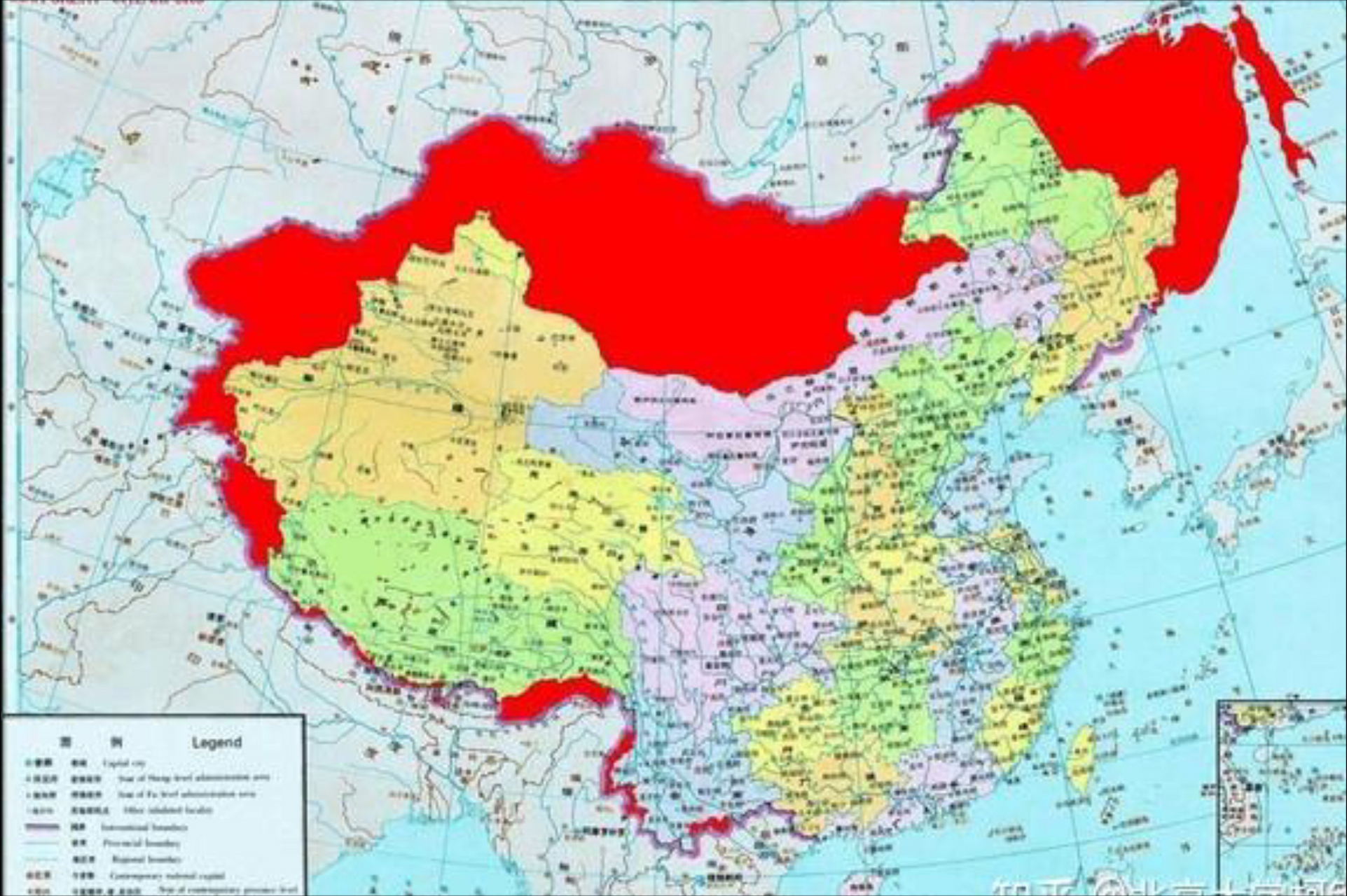 俄罗斯(前苏联)侵占中国领土高达58838万平方公里,数字触目惊心