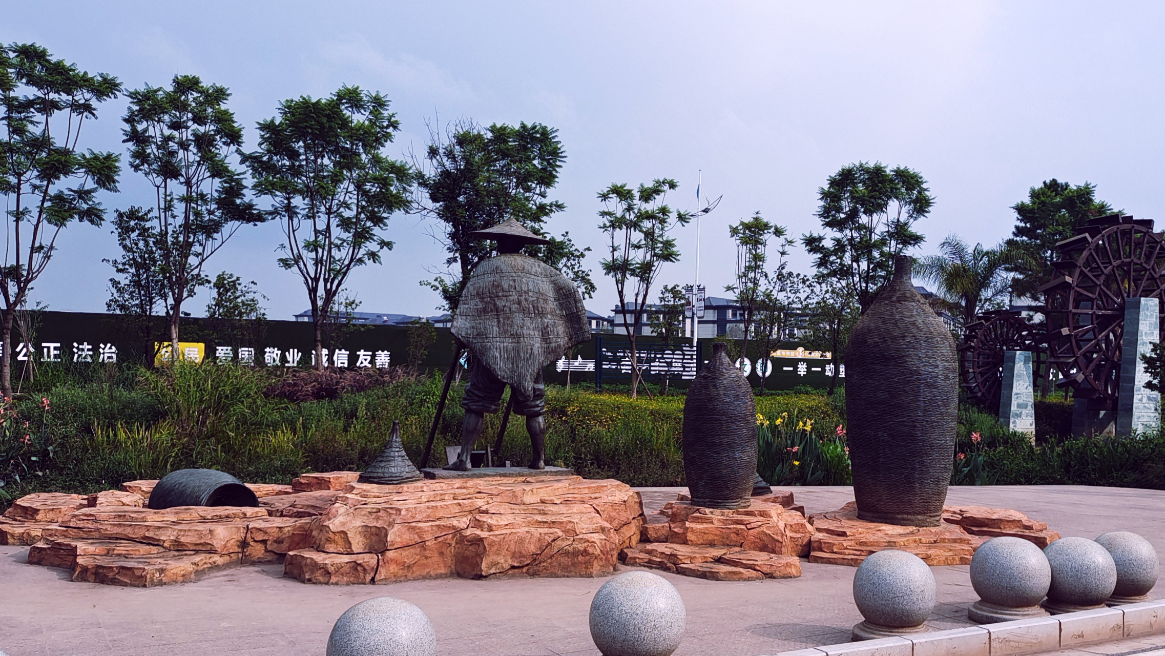 江川 星云湖 渔文化广场.