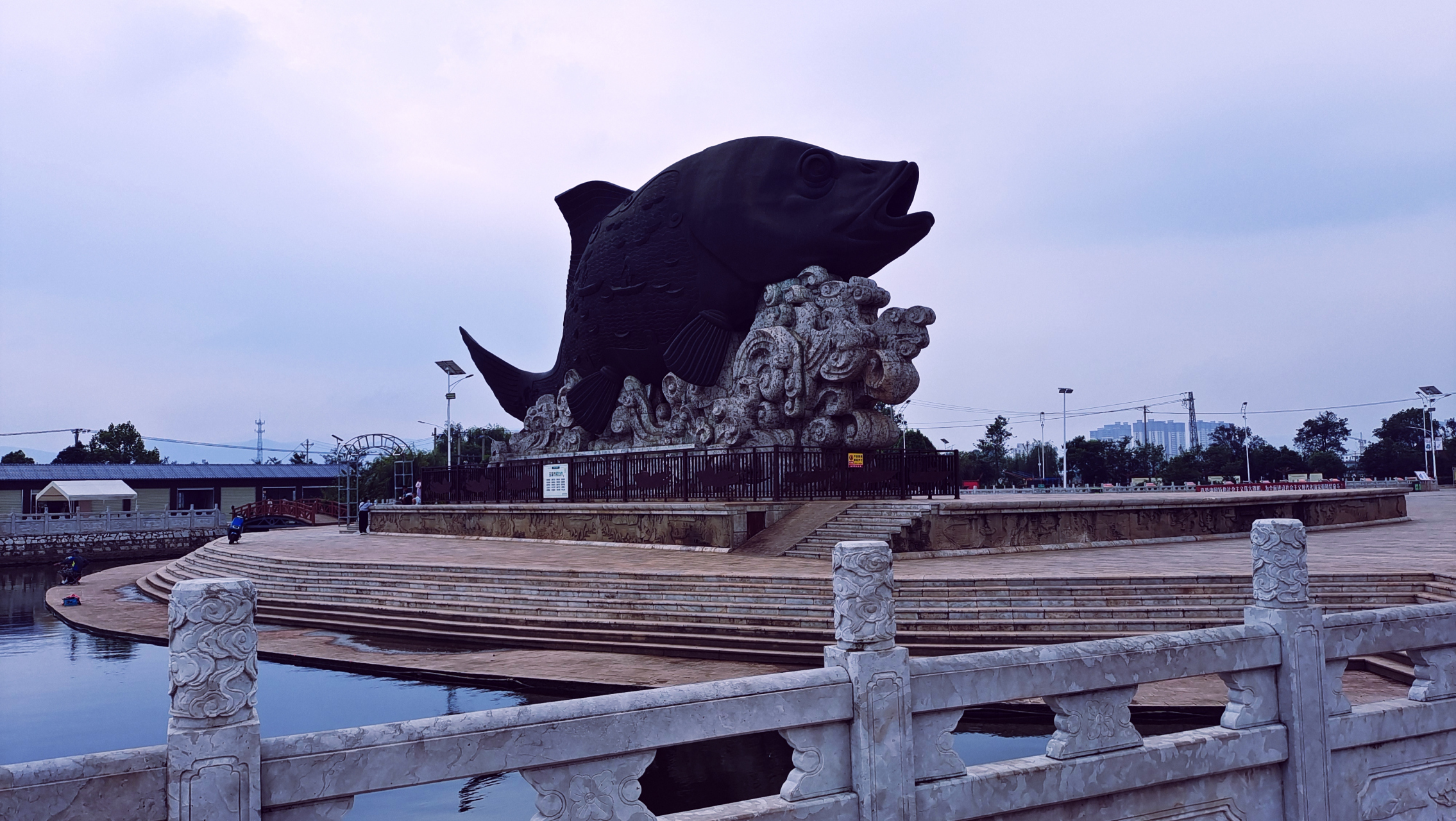 江川 星云湖 渔文化广场.