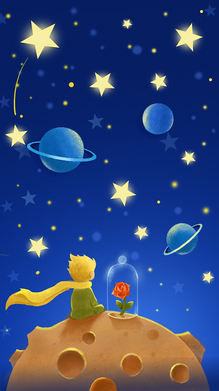 美术作品# 板绘临摹了一张小王子