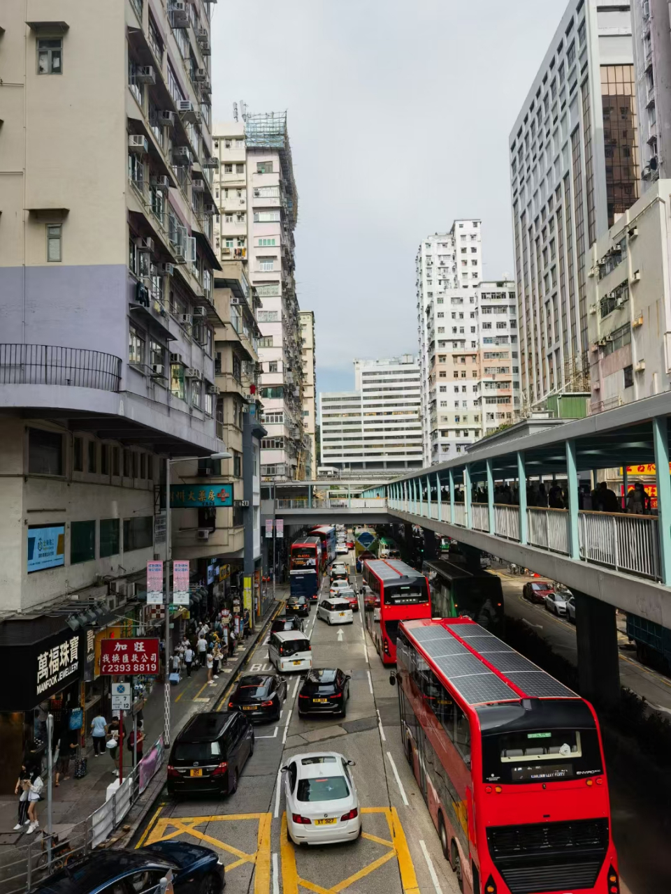 香港尖沙咀的街道