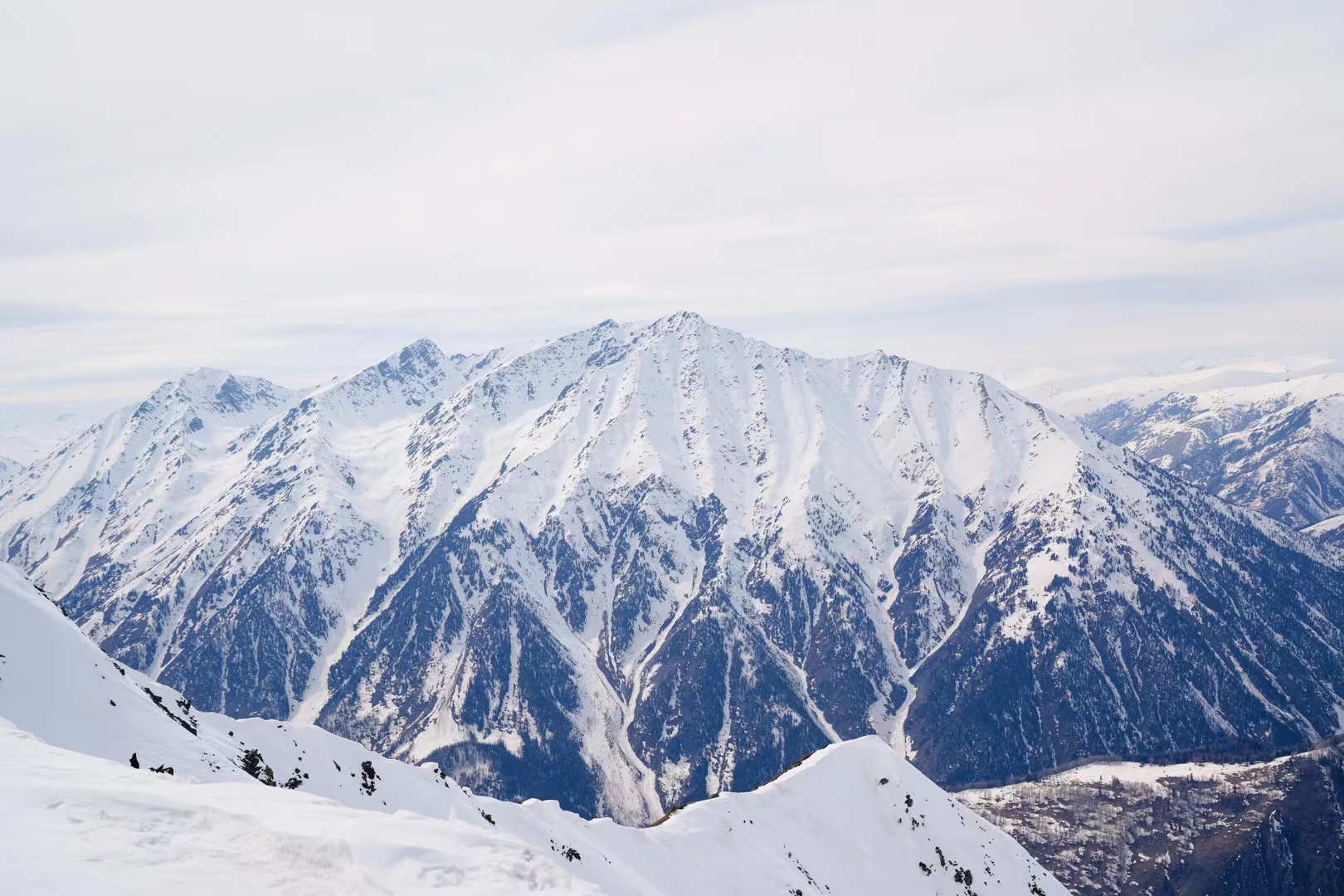 哈尔滨之旅,到处的雪山,太美了