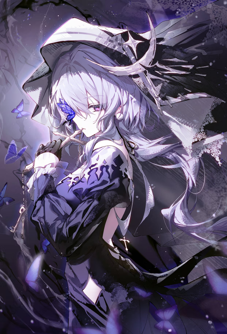 絮雨 插画分享|画师:drainyday pid50447317 #明日方舟# #二次元美图