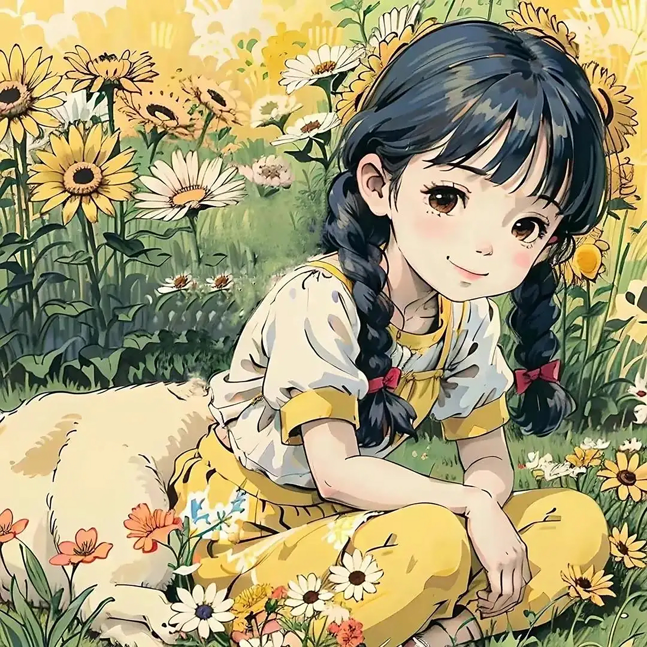 超级治愈的微信头像|漫画头像